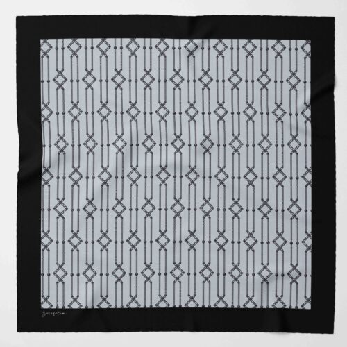 ZİNCİR METRAJ DESEN İPEK TWİLL EŞARP