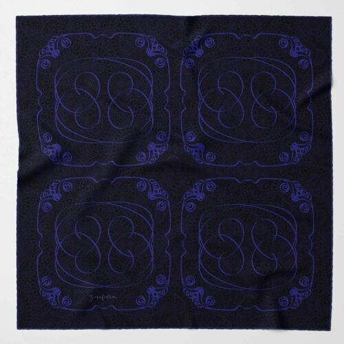 DÖRT DANTEL DESEN İPEK TWİLL EŞARP