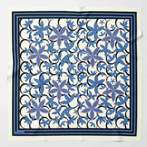 YILDIZ DESEN EXCLUSİVE İPEK TWİLL EŞARP