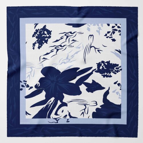 GÖLGE DESEN İPEK TWİLL EŞARP