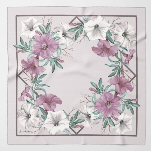 SARMAŞIK DESEN EXCLUSİVE İPEK TWİLL EŞARP