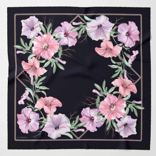 SARMAŞIK DESEN EXCLUSİVE İPEK TWİLL EŞARP