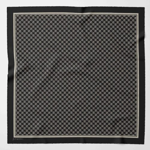 Z LOGO DESEN İPEK TWİLL EŞARP