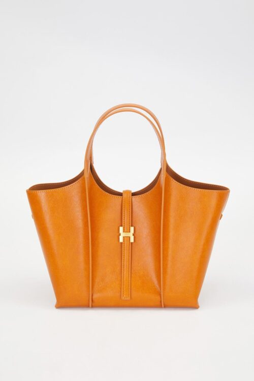 LEVİDOR CAMEL ASKI KİLİT DETAY EL ÇANTASI