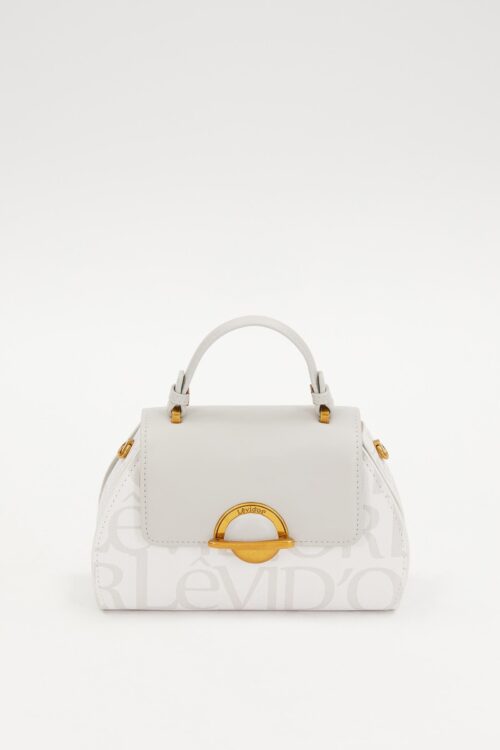 LEVİDOR BEYAZ KUMAŞ GÖRÜNÜMLÜ EL ÇANTASI