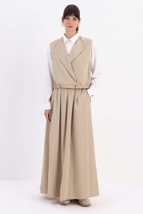 ALLDAY YELEKLİ ETEKLİ TAKIM