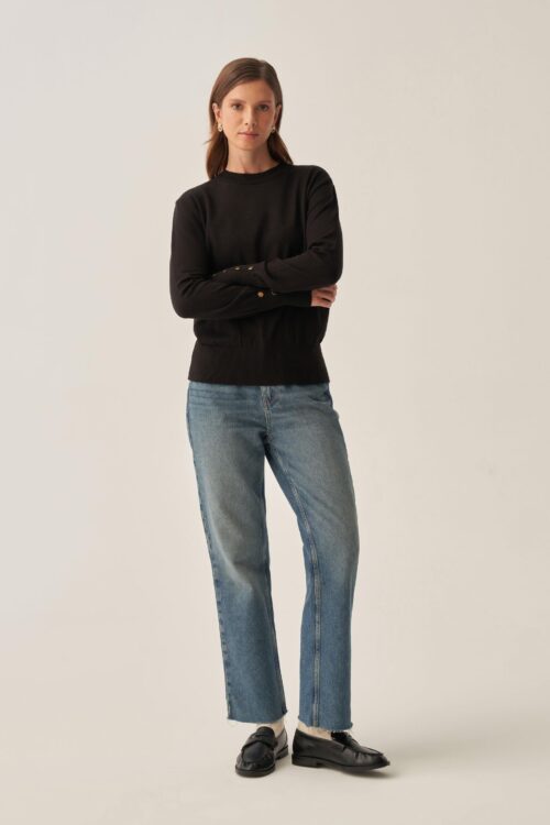 ALLDAY GOLD DÜĞMELİ KAZAK