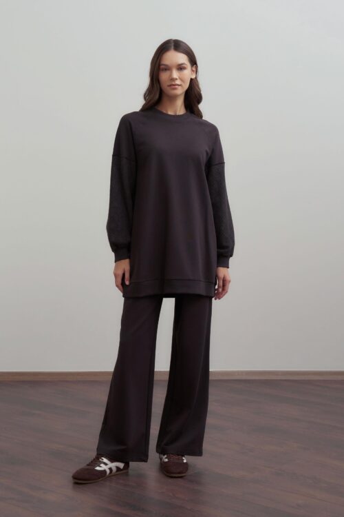 ALLDAY PAMUKLU DANTEL GARNİLİ EŞOFMAN TAKIMI