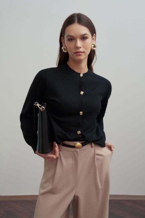 ALLDAY GOLD DÜĞMELİ HIRKA