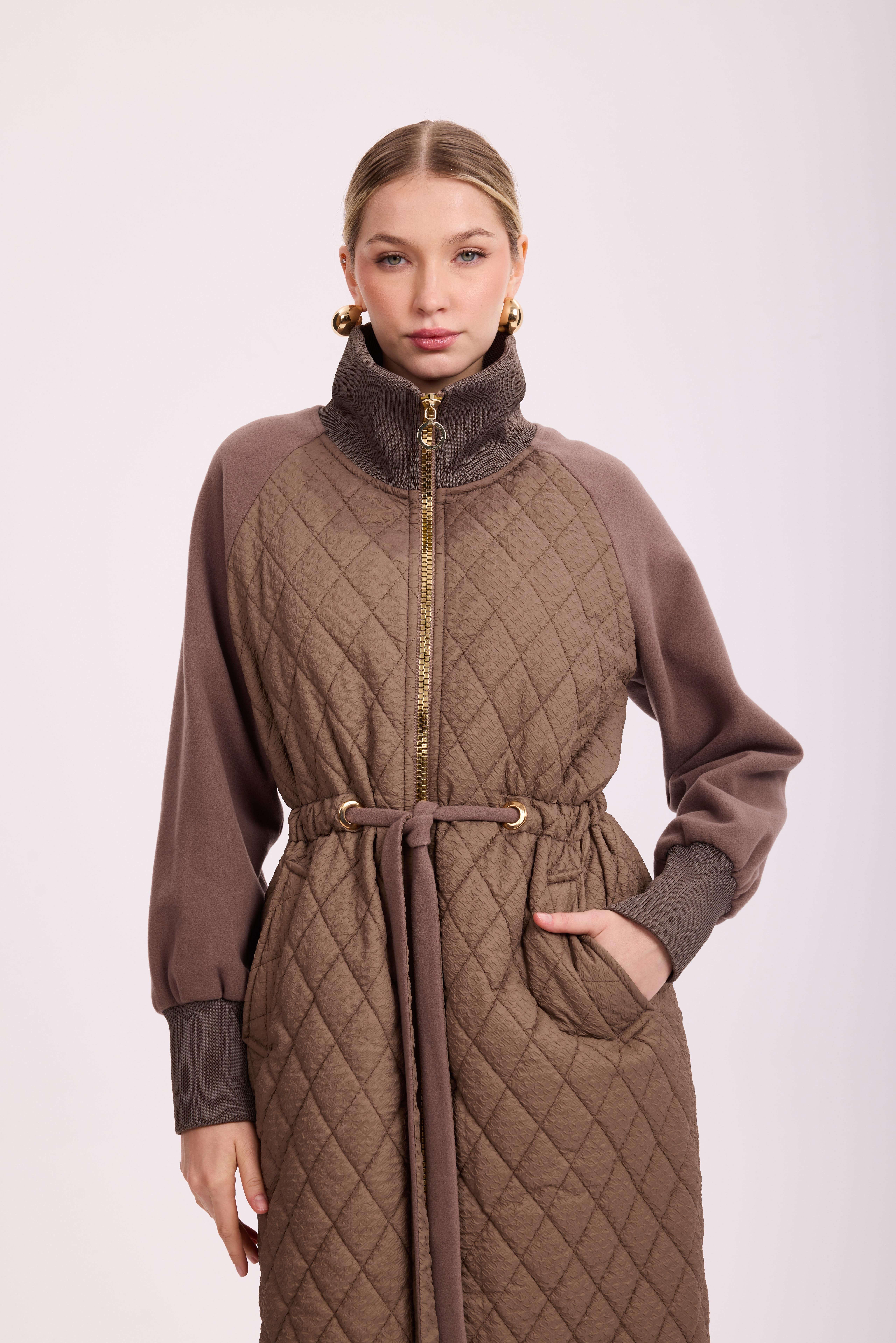 MISSEMRAMISS VELURE KAPİTONE UZUN MONT