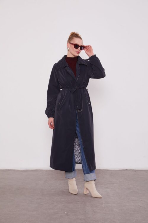 LEVİDOR KAPİTONE DETAYLI TRENÇKOT