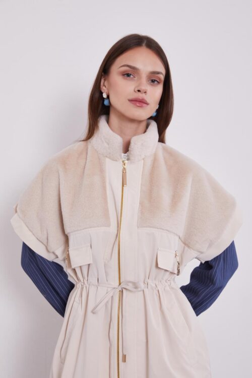 LEVİDOR KÜRK DETAYLI YELEK