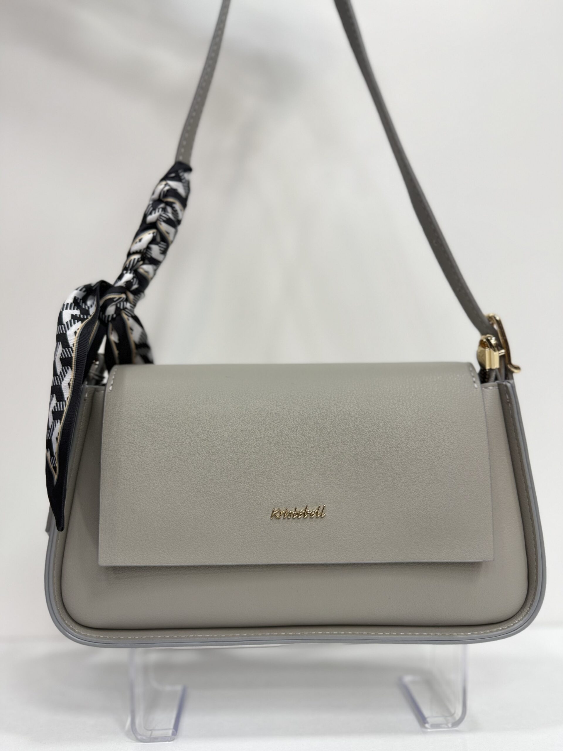 KRİSTE BELL FULAR AKSESUARLI KOL ÇANTASI