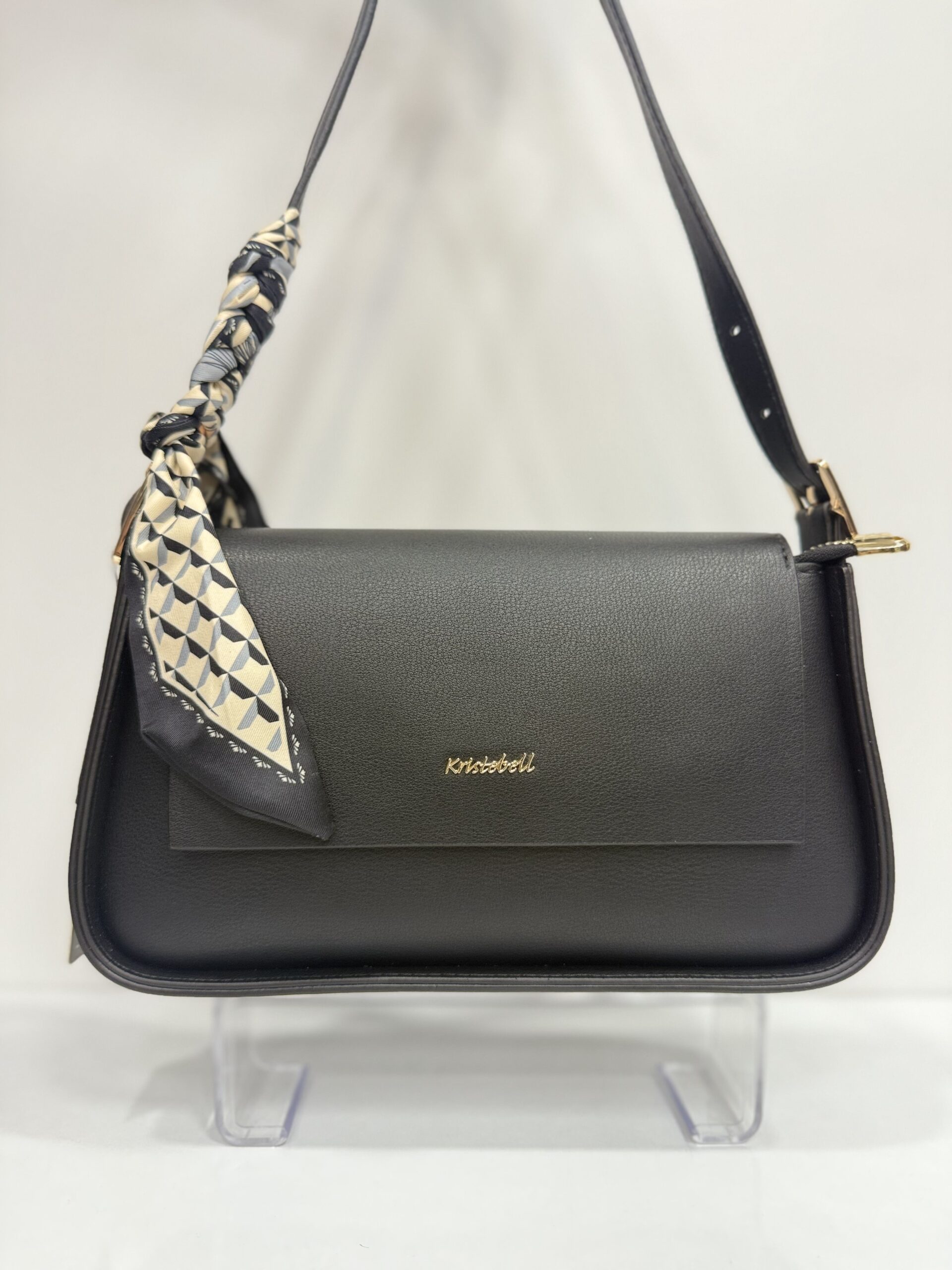 KRİSTE BELL FULAR AKSESUARLI KOL ÇANTASI