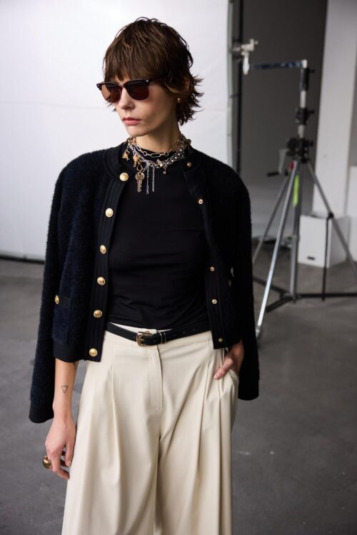 MISSEMRAMISS DÜĞME DETAY MİDİ TRİKO HIRKA