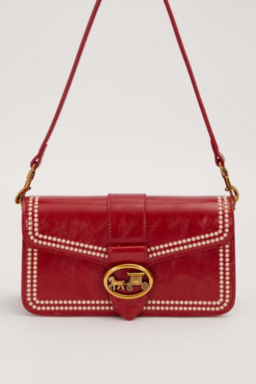 LEVİDOR DİKİŞLİ LOGO DETAY OMUZ ÇANTASI