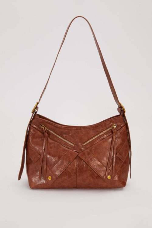 LEVİDOR ÇAPRAZ FERMUAR DETAYLI OMUZ ÇANTASI