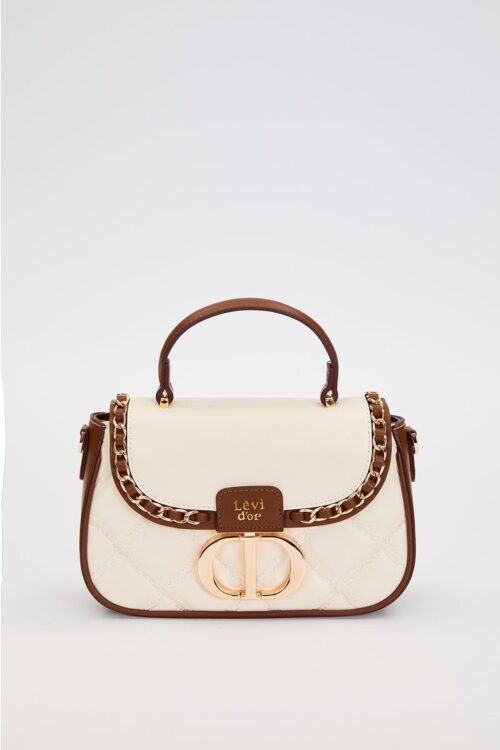 LEVİDOR DİKİŞLİ KAPİTONE MODEL EL ÇANTASI